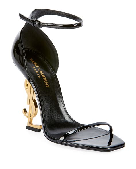 ysl whie dress shoes|yves saint laurent heels price.